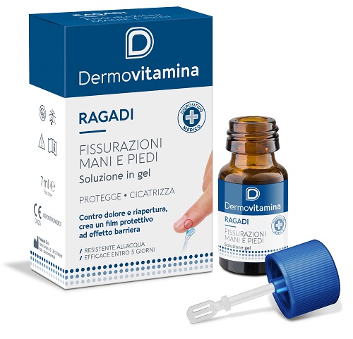 DERMOVITAMINA RAGADI GEL MANI E PIEDI 7 ML - Farmasanitas 