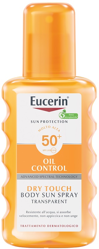 EUCERIN SUN SPRAY TRANSPARENT SPF50 200 ML - Farmasanitas 