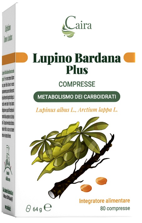 CAIRA LUPINO BARDANA PLUS 80 COMPRESSE DA 0,8 G - Farmasanitas 