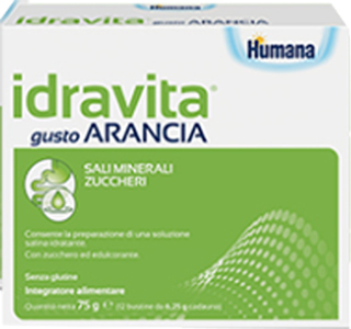 IDRAVITA GUSTO ARANCIA 12 BUSTINE DA 6,25 G - Farmasanitas 