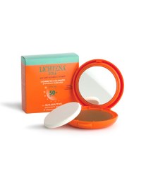 LICHTENA SOLE COMPATTO COLORATO SPF 50+ AMBRA 10 G - Farmasanitas 