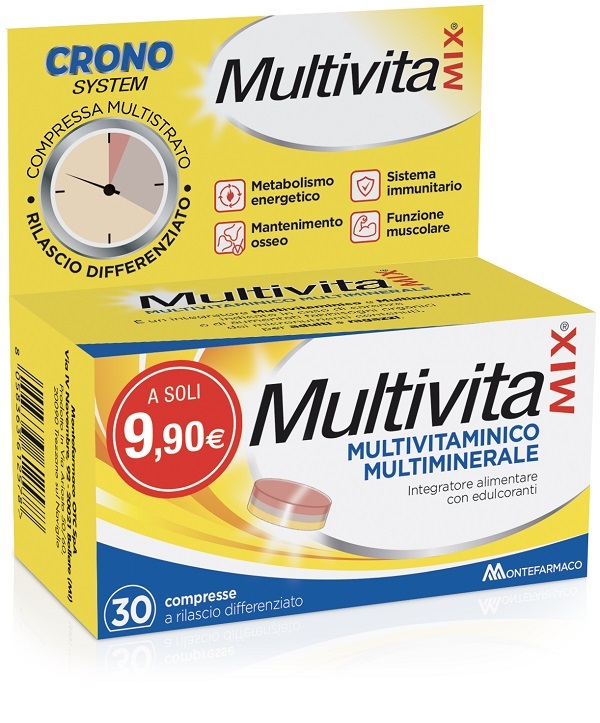 MULTIVITAMIX CRONO 30 COMPRESSE - Farmasanitas 