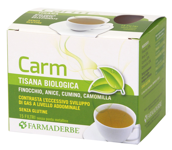 CARM TISANA BIOLOGICA 15 FILTRI - Farmasanitas 