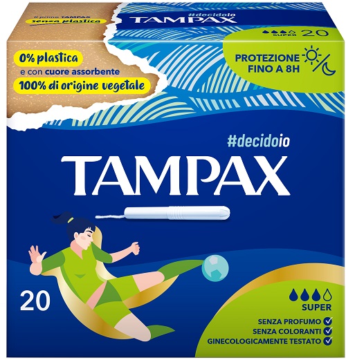 TAMPAX BLUE BOX SUPER 20 PEZZI - Farmasanitas 