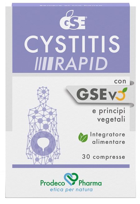 GSE CYSTITIS RAPID 30 COMPRESSE - Farmasanitas 
