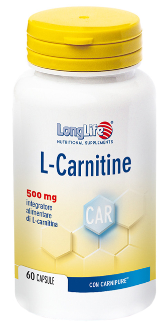 LONGLIFE L-CARNITINE 60 CAPSULE DI GELATINA DA 960 MG - Farmasanitas 