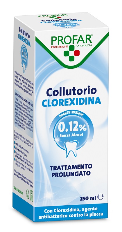 COLLUTORIO CLOREXIDINA 0,12% 250 ML PROFAR - Farmasanitas 