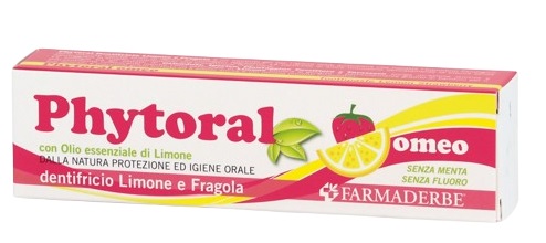 PHYTORAL DENTIFRICIO LIMONE FRAGOLA 75 ML - Farmasanitas 