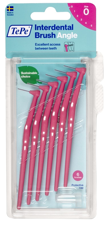 TEPE ANGLE SCOVOLINO ROSA 0,4MM 6 PEZZI - Farmasanitas 