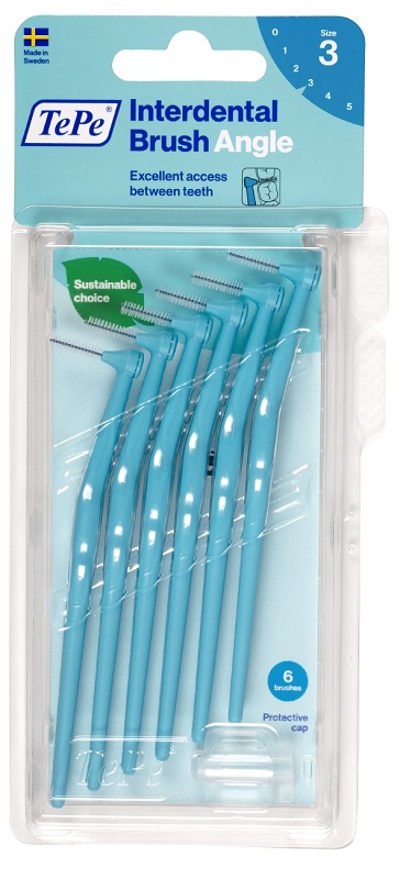 TEPE ANGLE SCOVOLINO BLU 0,6MM 6 PEZZI - Farmasanitas 