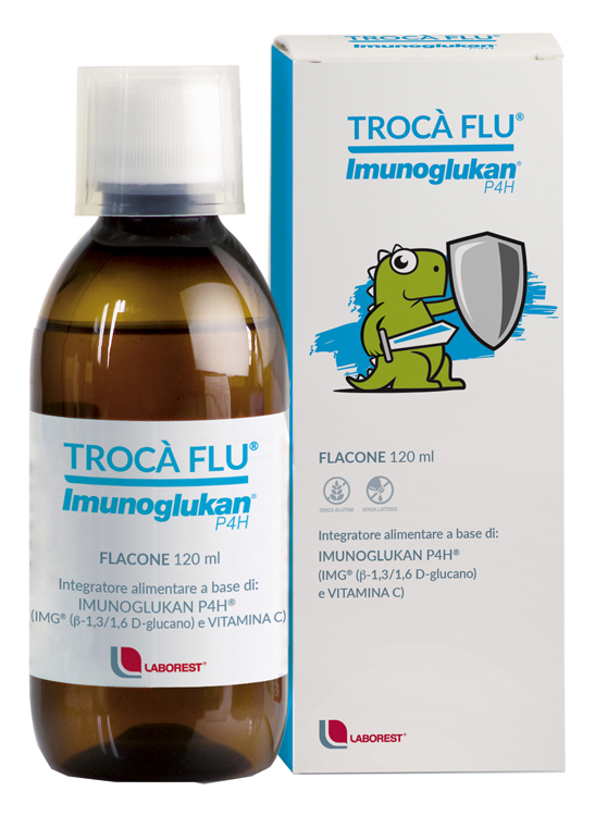 TROCA' FLU' IMUNOGLUKAN FLACONE 120 ML - Farmasanitas 