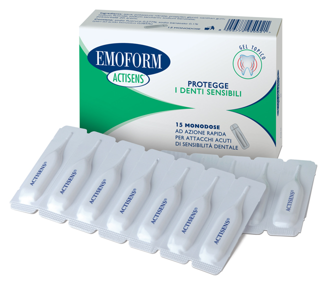 EMOFORM ACTISENS GEL 15 FIALE DA 2 ML - Farmasanitas 
