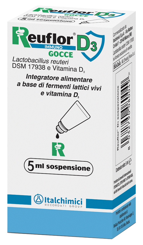 REUFLOR D3 GOCCE 5 ML - Farmasanitas 