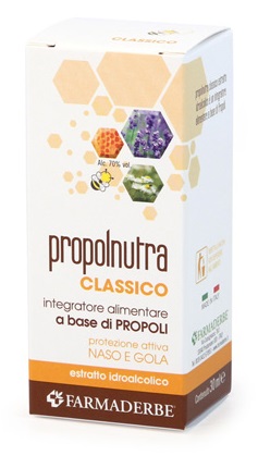 PROPOLNUTRA CLASSICO 30% ESTRATTO IDROALCOLICO 30 ML - Farmasanitas 
