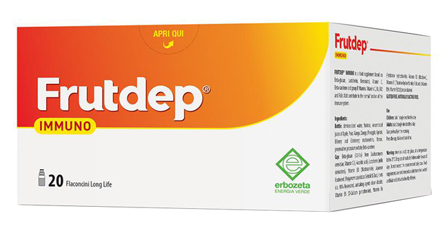 FRUTDEP IMMUNO 20 FLACONCINI 10 ML - Farmasanitas 