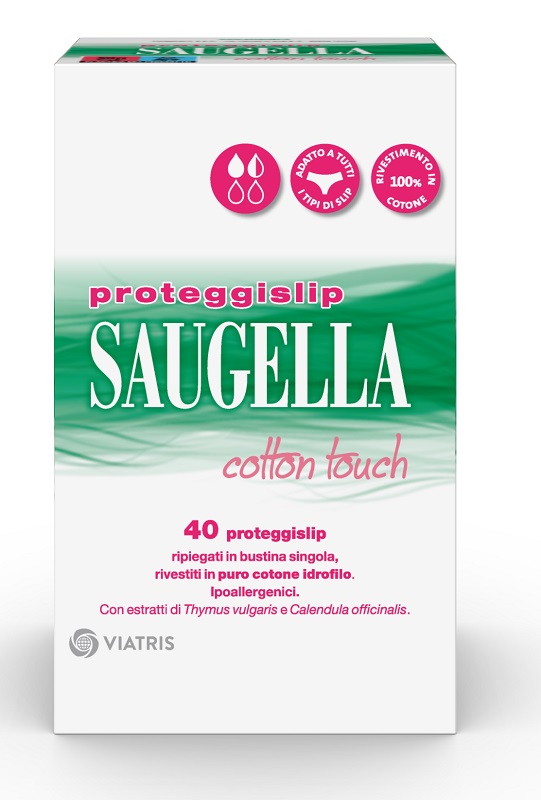 SAUGELLA ASSORBENTI COTTON TOUCH PROTEGGISLIP 40 PEZZI - Farmasanitas 