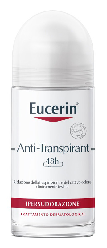 EUCERIN DEODORANTE ANTITRASPIRANT ROLL-ON 50 ML - Farmasanitas 