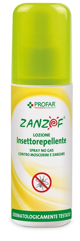 ZANZOF LOZIONE INSETTOREPELLENTE SPRAY DEET 9% 100 ML PROFAR - Farmasanitas 