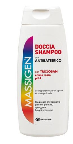 MASSIGEN DOCCIA SHAMPOO ANTIBATTERICO 200 ML - Farmasanitas 