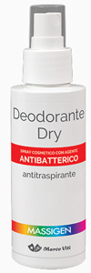 MASSIGEN DETERGENZA DEODORANTE DRY CON ANTIBATTERICO 100 ML - Farmasanitas 