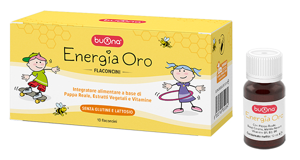 BUONA ENERGIA ORO 10 FLACONCINI DA 10 ML - Farmasanitas 