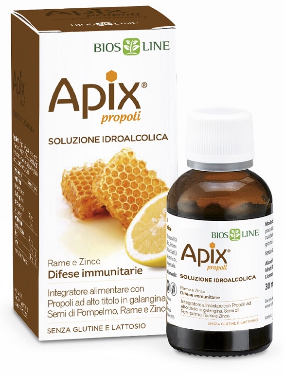 APIX PROPOLI SOLUZIONE IDROALCOLICA 30 ML BIOSLINE - Farmasanitas 