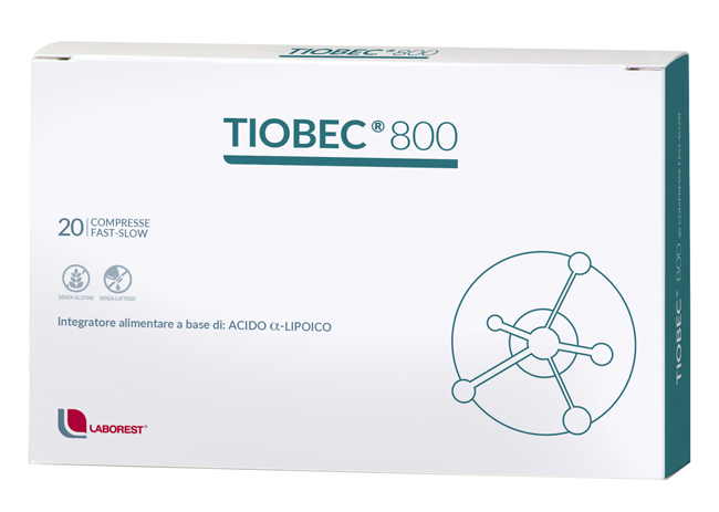 TIOBEC 800 20 COMPRESSE FAST-SLOW 36 G - Farmasanitas 