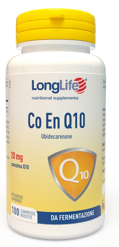 LONGLIFE CO EN Q10 20MG 100 COMPRESSE RIVESTITE - Farmasanitas 