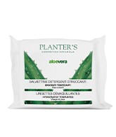 PLANTER'S SALVIETTINA STRUCCANTE ALOE 20 PEZZI - Farmasanitas 