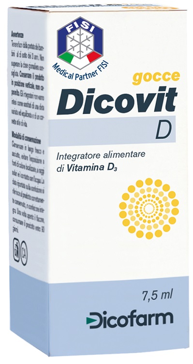 DICOVIT D VITAMINA D3 7,5 ML - Farmasanitas 