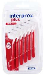 INTERPROX PLUS MINICONICO ROSSO 6 PEZZI - Farmasanitas 