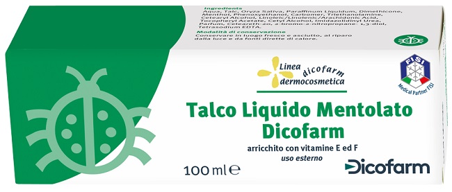 DICOFARM TALCO LIQUIDO MENTOLATO 100 ML - Farmasanitas 