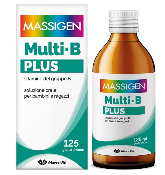MASSIGEN MULTI-B PLUS VITAMINE DEL GRUPPO B 125 ML - Farmasanitas 