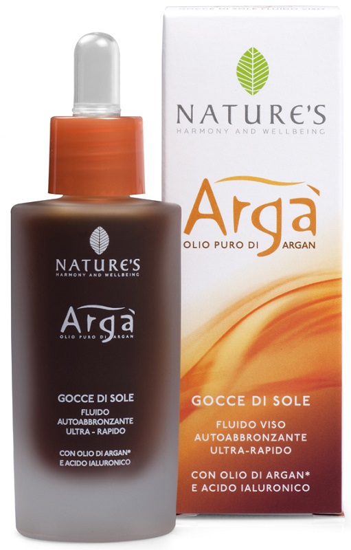 ARGA' GOCCE DI SOLE VISO FLUIDO AUTOABBRONZANTE 30 ML NATURE'S - Farmasanitas 