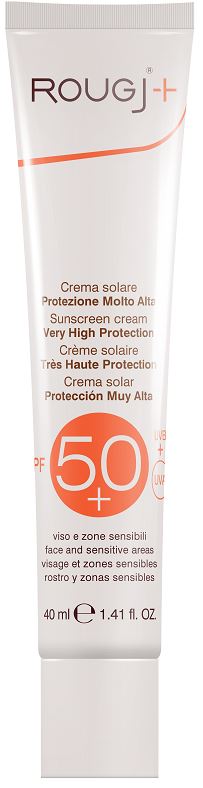 ROUGJ CREMA SOLARE VISO SPF 50+ PROTEZIONE MOLTO ALTA 40 ML - Farmasanitas 