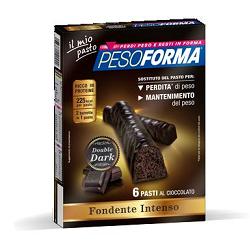 PESOFORMA BARRETTA DOUBLE DARK 6 PASTI 12 X 31 G - Farmasanitas 
