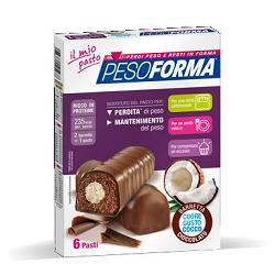 PESOFORMA BARRETTA CUORE COCCO 6 PASTI 12 X 31 G - Farmasanitas 