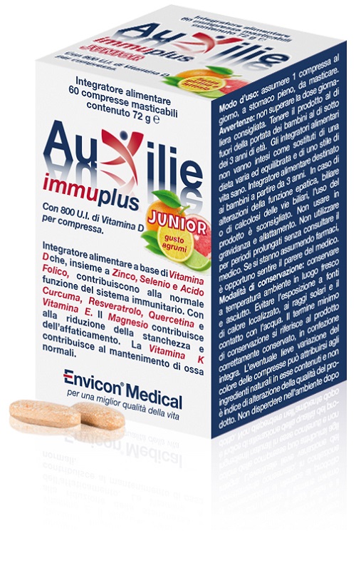 AUXILIE IMMUPLUS JUNIOR 30 COMPRESSE - Farmasanitas 