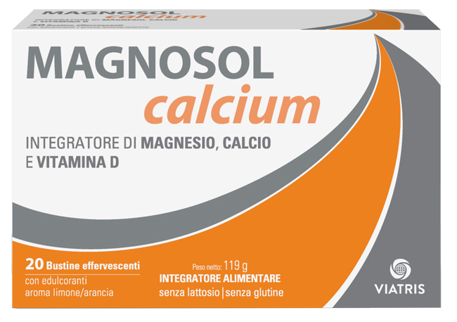 MAGNOSOL CALCIUM POLVERE EFFERVESCENTE 20 BUSTINE - Farmasanitas 