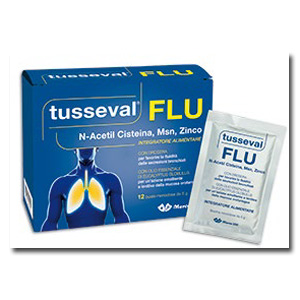 TUSSEVAL FLU 12 BUSTINE SOLUBILI - Farmasanitas 