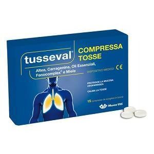 TUSSEVAL TOSSE 15 COMPRESSE - Farmasanitas 