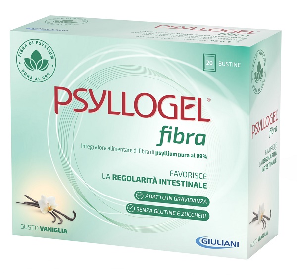PSYLLOGEL FIBRA VANIGLIA 20 BUSTINE - Farmasanitas 