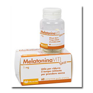 MELATONINA VITI FAST 1MG 60 COMPRESSE GUSTO ARANCIA - Farmasanitas 