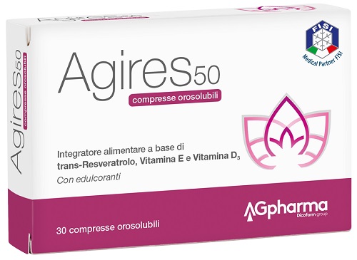 AGIRES 50 30 COMPRESSE OROSOLUBILI SCATOLA 5,4 G - Farmasanitas 