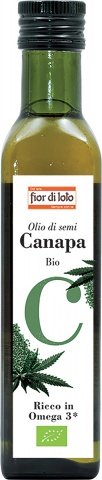 FIOR DI LOTO OLIO DI SEMI DI CANAPA BIO 250 ML - Farmasanitas 