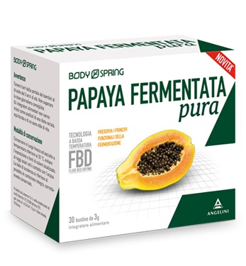 BODY SPRING PAPAYA FERMENTATA PURA 30 BUSTINE - Farmasanitas 