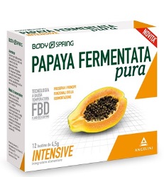 BODY SPRING PAPAYA FERMENTATA PURA INTENSIVE 12 BUSTINE - Farmasanitas 