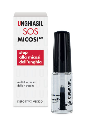 ANTIMICOTICO UNGHIASIL SOS MICOSI IN FLACONE DI VETRO 5 ML CON PENNELLO APPLICATORE + ASTUCCIO - Farmasanitas 