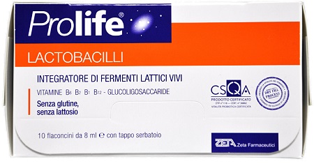 PROLIFE LACTOBACILLI 10 FLACONCINI 8 ML - Farmasanitas 