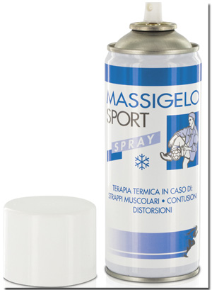 GHIACCIO ISTANTANEO MASSIGELO SPORT BOMBOLETTA SPRAY 400ML - Farmasanitas 